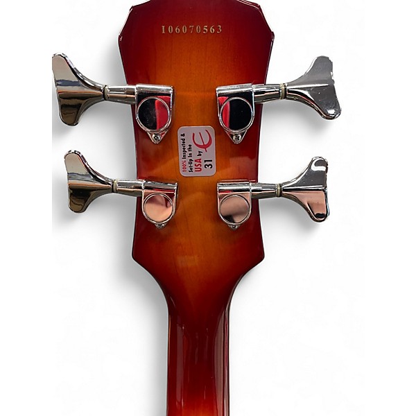 Used Epiphone Viola 2 Color Sunburst Electric Bass Guitar