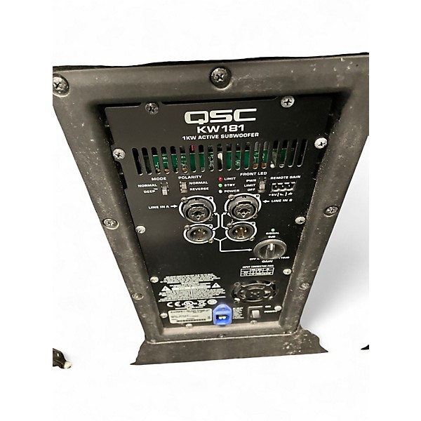 Used QSC KW181 1000W Powered Subwoofer