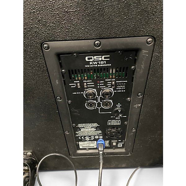 Used QSC KW181 1000W Powered Subwoofer