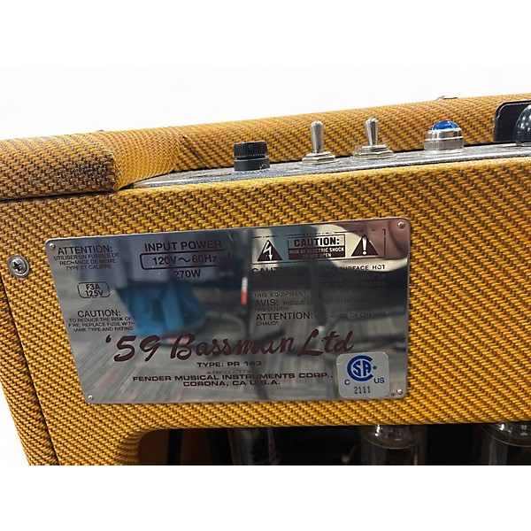 Used 2008 Fender Vintage Reissue 1959 Bassman LTD 4x10 Tube Guitar Combo Amp