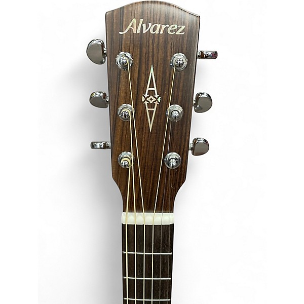 Used Alvarez AF66CE Artist Series OM Folk Shadowburst Acoustic Electric Guitar