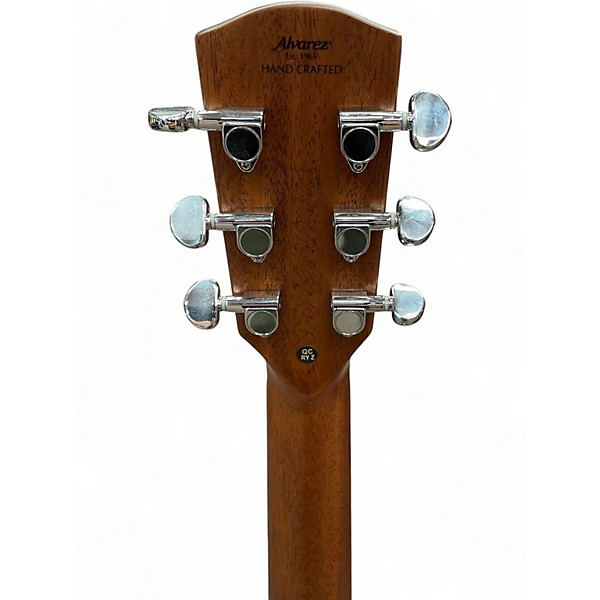 Used Alvarez AF66CE Artist Series OM Folk Shadowburst Acoustic Electric Guitar