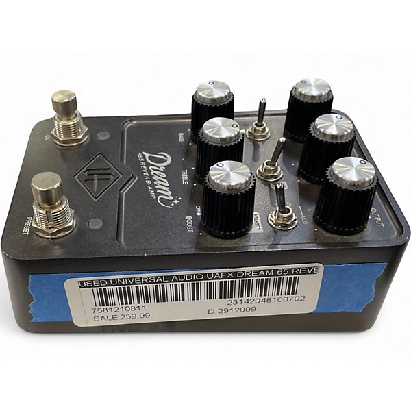 Used Universal Audio UAFX DREAM 65 REVERB AMP  Effect Pedal