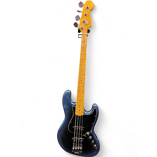 Used 2021 Fender American Professional II Jazz Bass DARK NIGHT Electric Bass Guitar