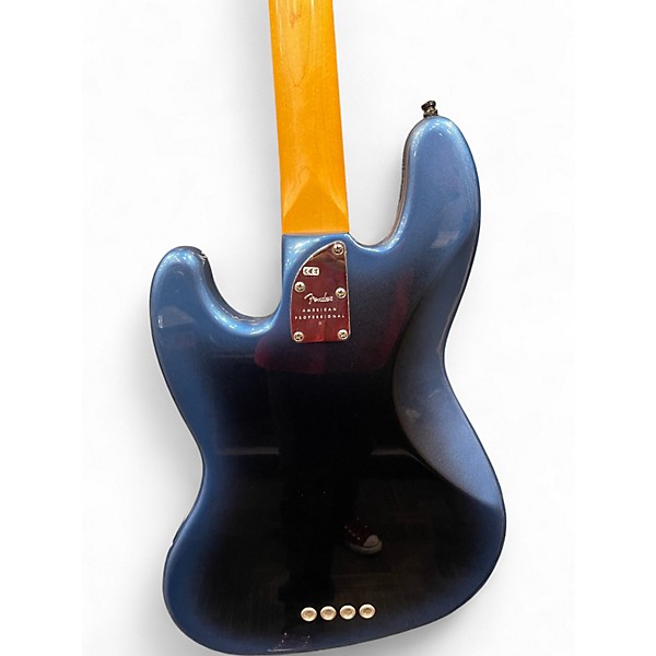 Used 2021 Fender American Professional II Jazz Bass DARK NIGHT Electric Bass Guitar
