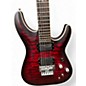 Used Schecter Guitar Research C1 PLATINUM FRS Trans Red Solid Body Electric Guitar