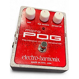 Used Electro-Harmonix Micro Pog Polyphonic Octave Generator Effect Pedal