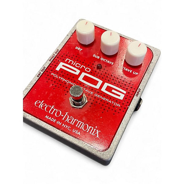 Used Electro-Harmonix Micro Pog Polyphonic Octave Generator Effect Pedal