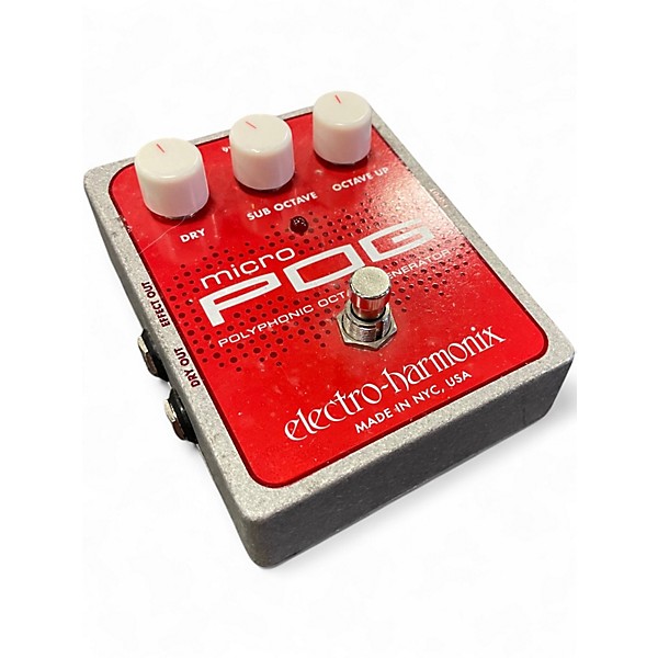 Used Electro-Harmonix Micro Pog Polyphonic Octave Generator Effect Pedal