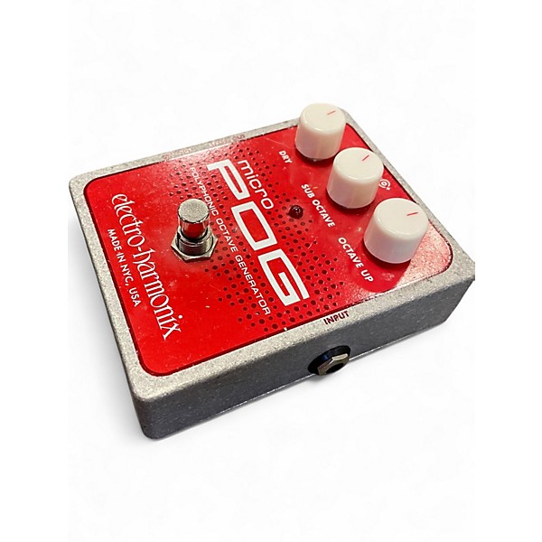 Used Electro-Harmonix Micro Pog Polyphonic Octave Generator Effect Pedal
