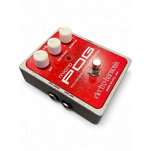 Used Electro-Harmonix Micro Pog Polyphonic Octave Generator Effect Pedal