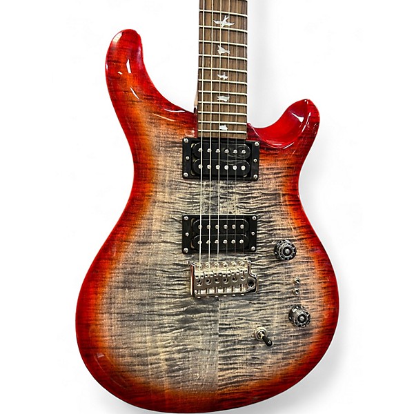 Used PRS SE CUSTOM 24-08 CHARCOAL CHERRY Solid Body Electric Guitar