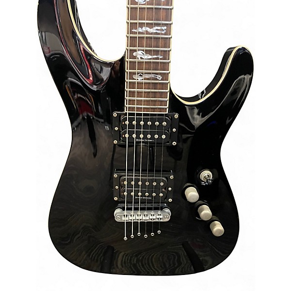 Used Schecter Guitar Research XXX Black Solid Body Electric Guitar