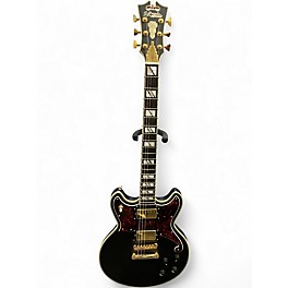 Used D'Angelico BRIGHTON DELUXE Black Solid Body Electric Guitar