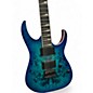 Used Ibanez GRG221AP AquaBurst Solid Body Electric Guitar