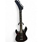 Used EVH Left-Handed 5150 Deluxe Series Stealth Black Solid Body Electric Guitar thumbnail