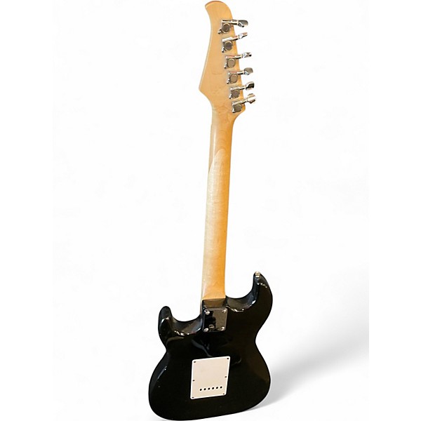 Used Silvertone St Style Black Solid Body Electric Guitar