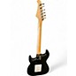 Used Silvertone St Style Black Solid Body Electric Guitar