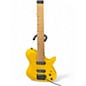 Used Kiesel Zeus 7 Yellow Solid Body Electric Guitar