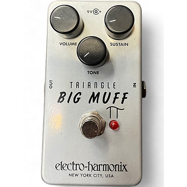 Used Electro-Harmonix Big Muff Triangle Pi Distortion Effect Pedal