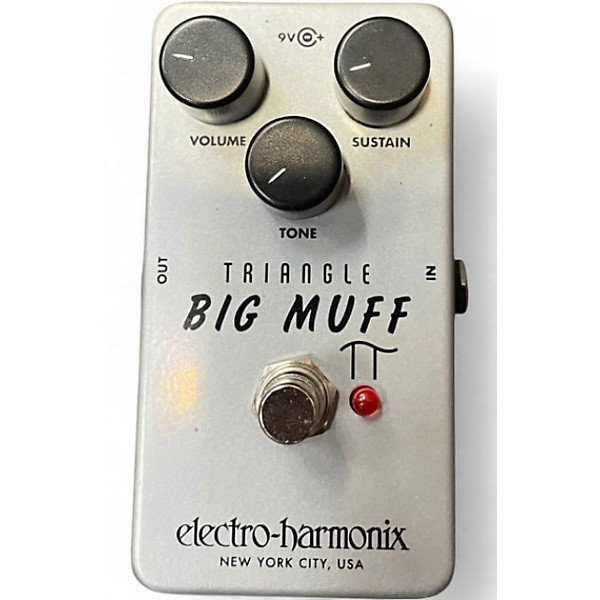 Used Electro-Harmonix Big Muff Triangle Pi Distortion Effect Pedal