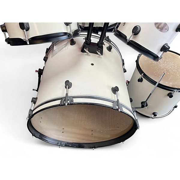 Used ddrum 5 Piece D Series White Drum Kit
