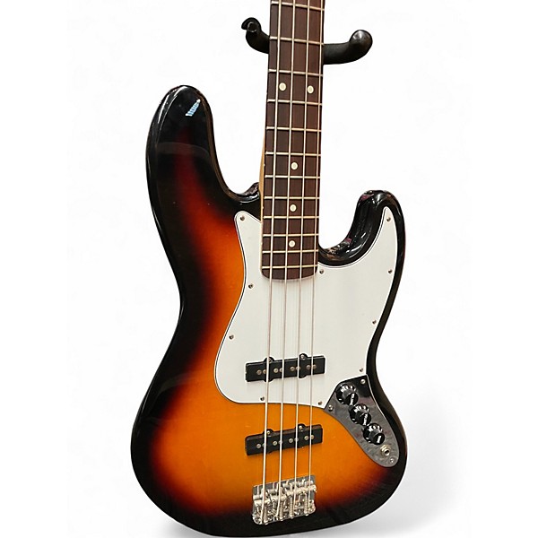 Used Fender Standard Jazz Bass 3 Color Sunburst Electric Bass Guitar