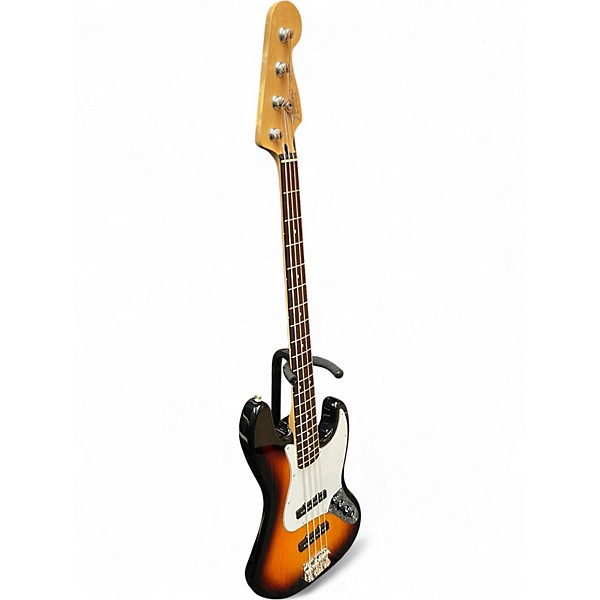 Used Fender Standard Jazz Bass 3 Color Sunburst Electric Bass Guitar