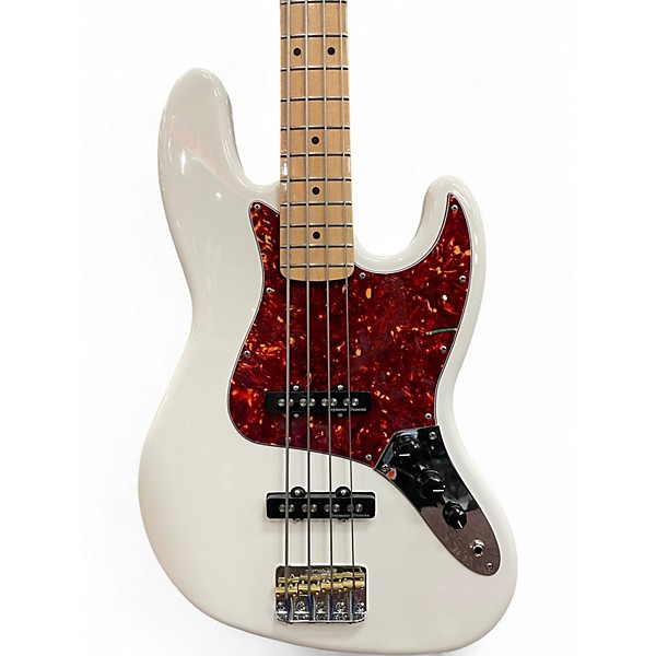 Used Fender Player Jazz Bass Polar White Electric Bass Guitar