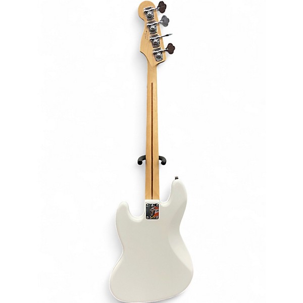 Used Fender Player Jazz Bass Polar White Electric Bass Guitar