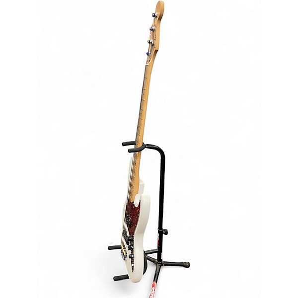 Used Fender Player Jazz Bass Polar White Electric Bass Guitar