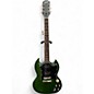 Used Epiphone SG CLASSIC P90S SATIN GREEN Solid Body Electric Guitar thumbnail