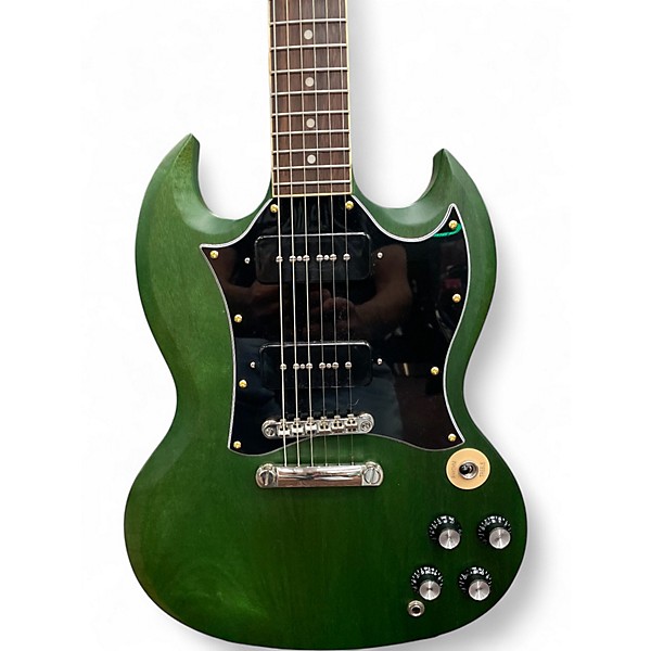 Used Epiphone SG CLASSIC P90S SATIN GREEN Solid Body Electric Guitar