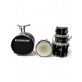Used Ludwig 5 Piece Accent CS Black Drum Kit