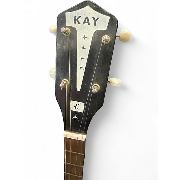 Vintage 1960s Kay 1960S 4 String Banjo Natural Banjo
