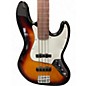 Used Fender Standard Fretless Jazz Bass Brown Sunburst Electric Bass Guitar