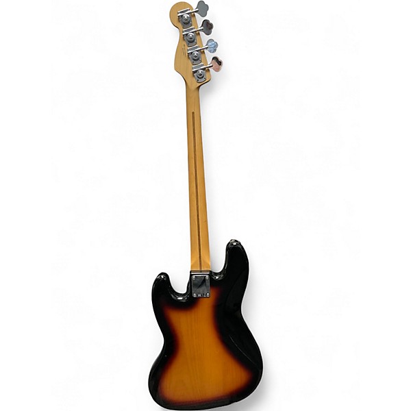 Used Fender Standard Fretless Jazz Bass Brown Sunburst Electric Bass Guitar