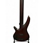 Used Ibanez SRF705BBF Brown Burst Flat Electric Bass Guitar