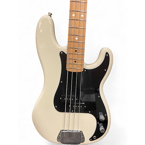 Used Fender Standard Precision Bass CREAM Electric Bass Guitar