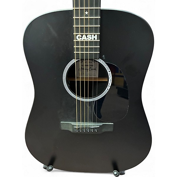 Used Martin DX JONNEY CASH BLACK Acoustic Guitar