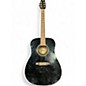 Used Washburn D10B Black Acoustic Guitar thumbnail