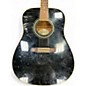 Used Washburn D10B Black Acoustic Guitar