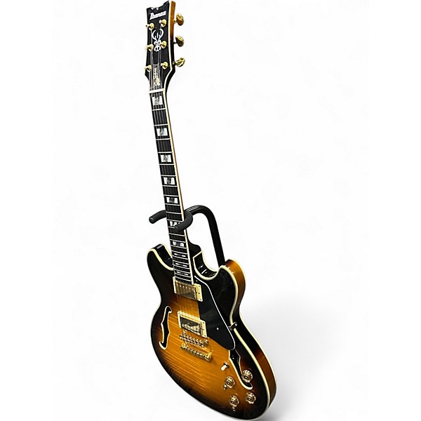 Used Ibanez JSM10 VINTAGE YELLOW SUNBURST Hollow Body Electric Guitar