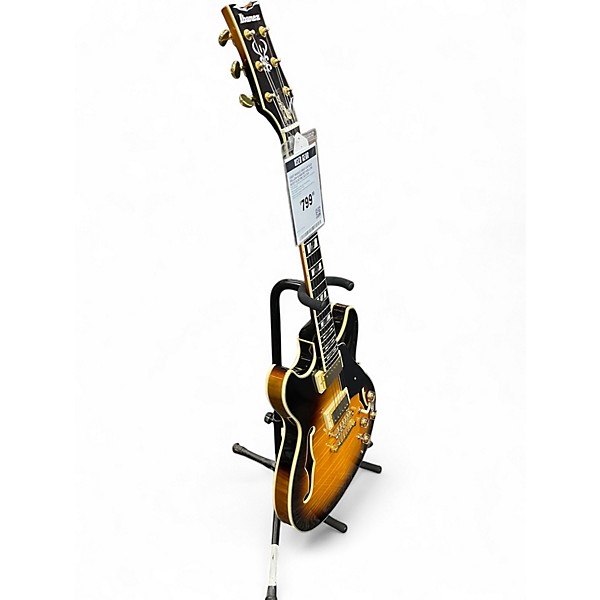 Used Ibanez JSM10 VINTAGE YELLOW SUNBURST Hollow Body Electric Guitar