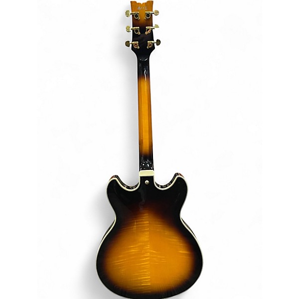 Used Ibanez JSM10 VINTAGE YELLOW SUNBURST Hollow Body Electric Guitar