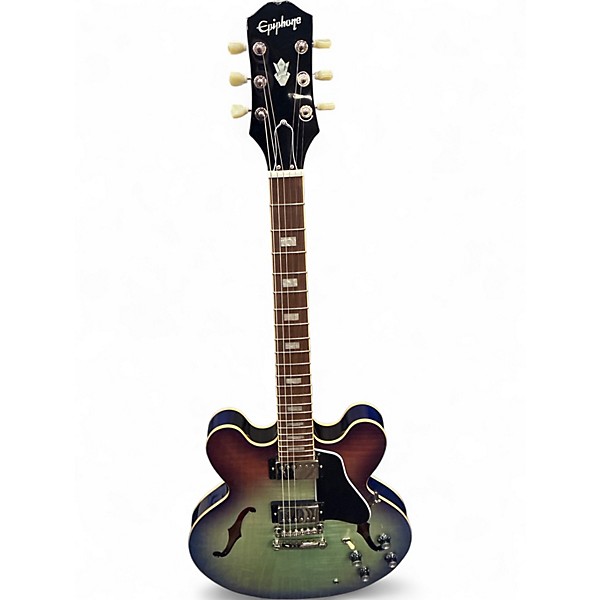 Used Epiphone ES335 Blueberry Burst Hollow Body Electric Guitar