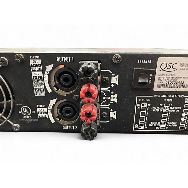 Used QSC RMX1450 Power Amp