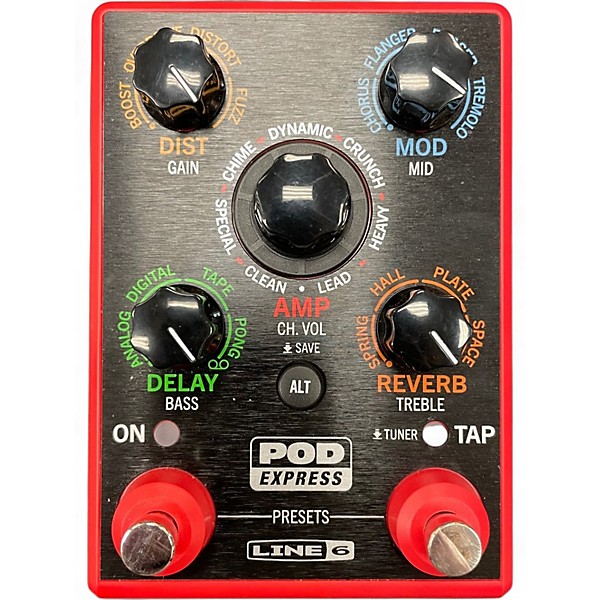 Used Line 6 Pocket Pod Express Amp Modeler Effect Processor