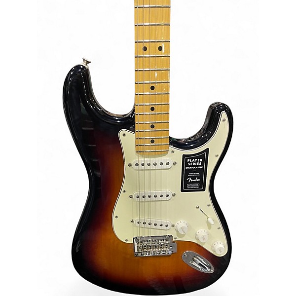 Used 2018 Fender Player Stratocaster DELUXE 3 Color Sunburst Solid Body Electric Guitar