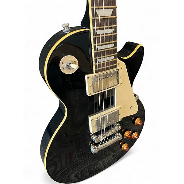Used Epiphone Les Paul Standard Black Solid Body Electric Guitar